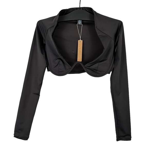 SKIMS Swin Long Sleeve Underwire Top - Picture 3 of 8